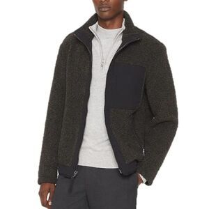 Club Monaco Men's Sherpa Jacket size Xsmall Black &‎ Gray